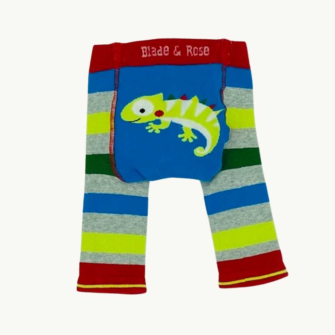 Hardly Worn Blade & Rose chameleon knit leggings size 0-6 months