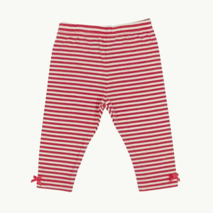 Gently Worn John Lewis pink striped leggings size 3-6 months