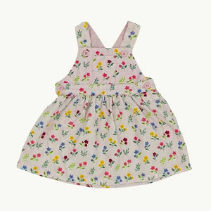 Hardly Worn JoJo Maman Bebe pinafore dress set size 3-6 months