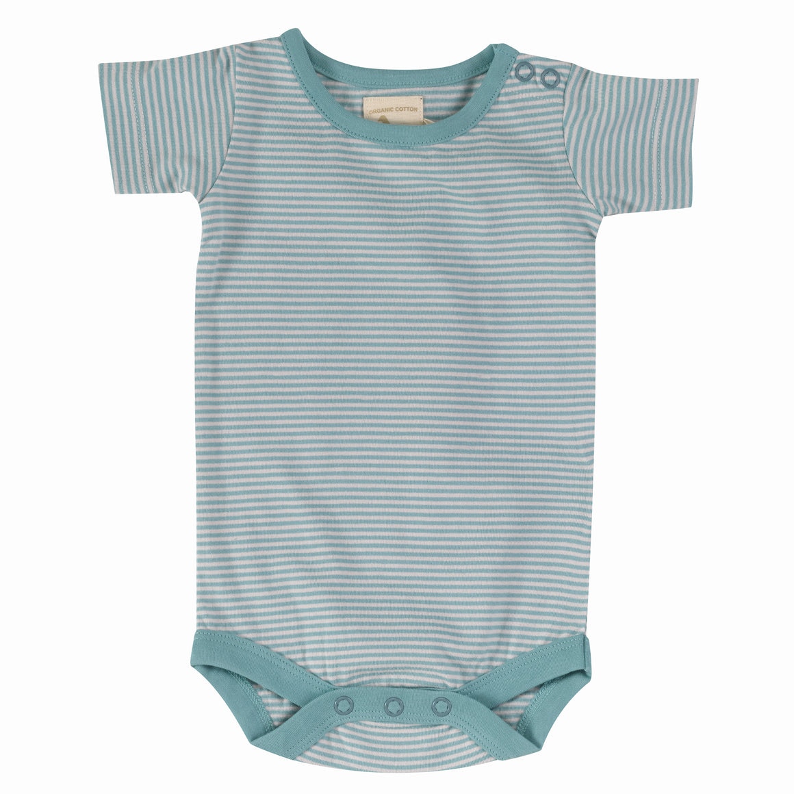 Summer body in turquoise fine stripe