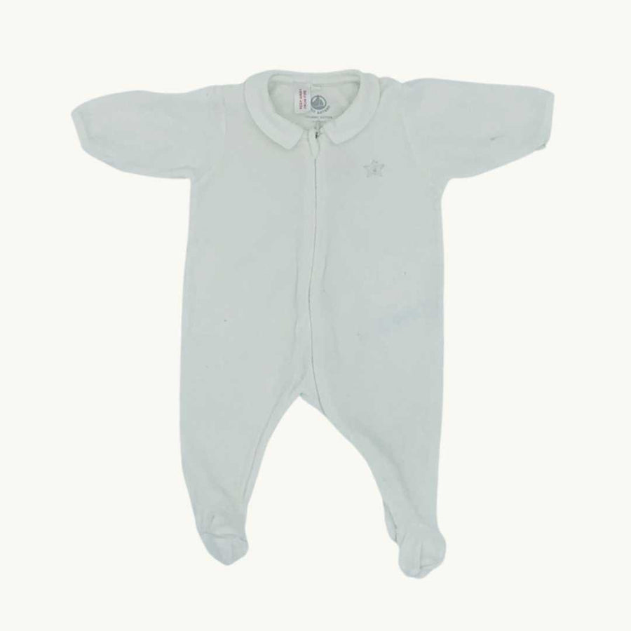 Petit Bateau velour sleepsuit bundle Size Newborn