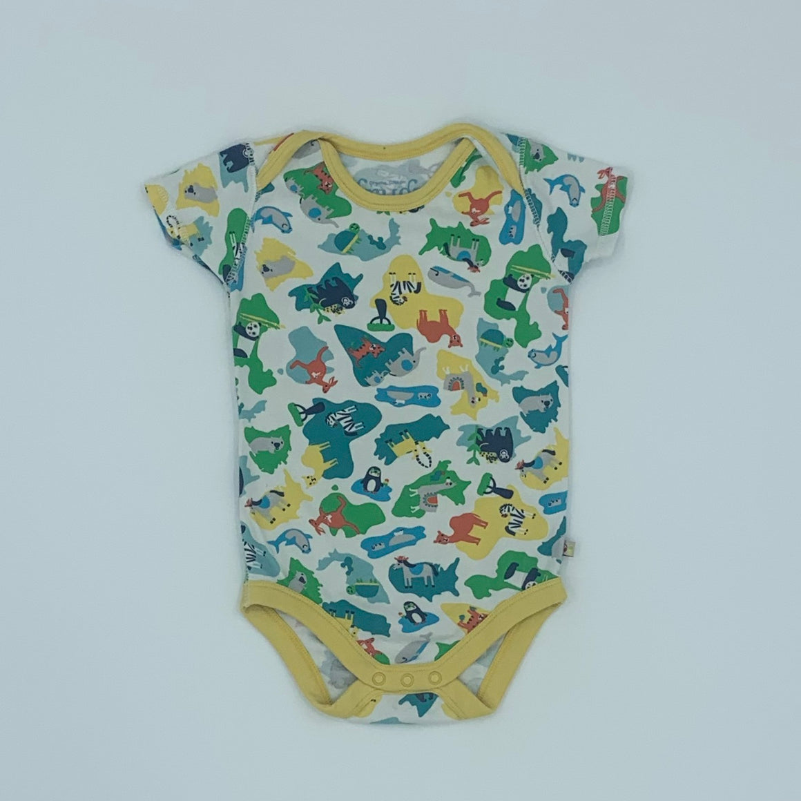 Gently Worn Frugi animal bodysuit size 6-12 months