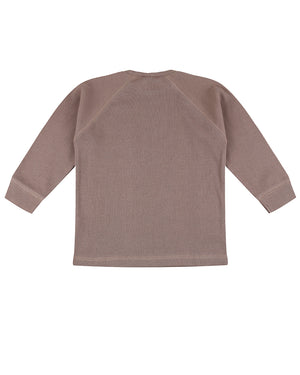 Rib layering top in stone