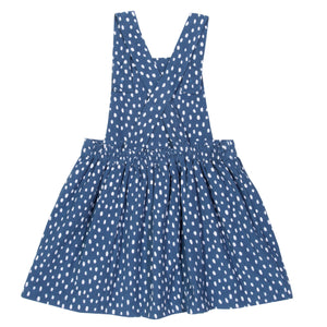 Speckle Heart pinafore