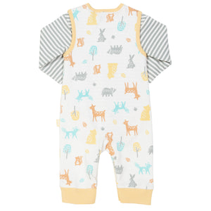 Woodland dungaree set