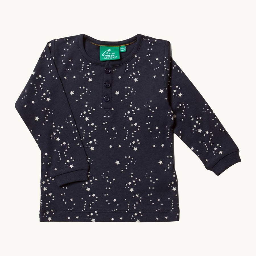 Starry Night button top