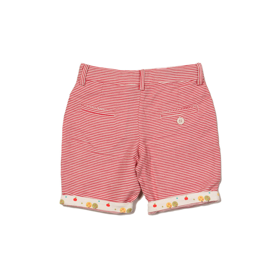 Red stripe sunshine shorts