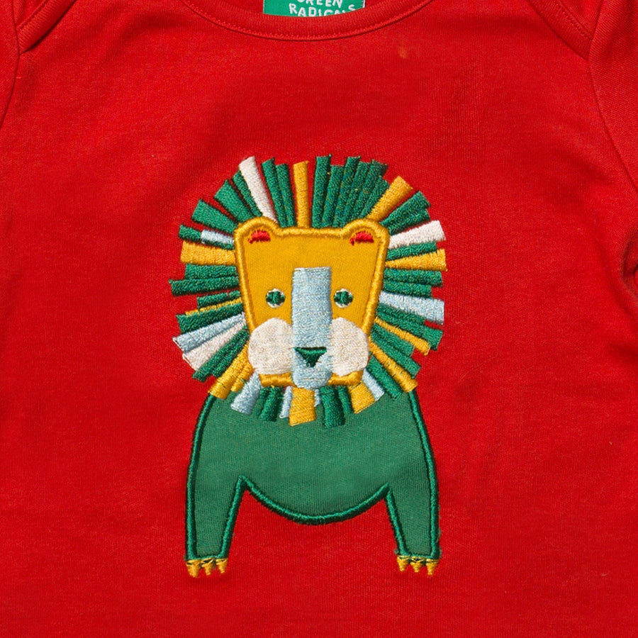 T-Shirt with Leo Lion appliquÃ©
