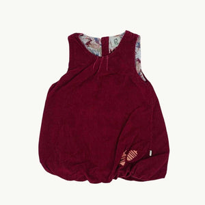 Hardly Worn Green Baby red dress size 12-18 months