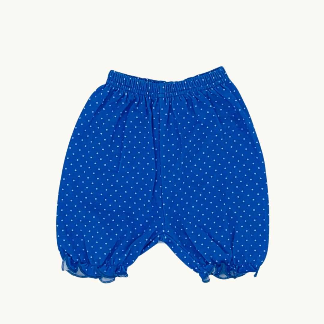 Hardly Worn Jojo Maman Bebe blue bloomers size 0-3 months