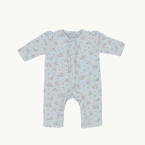 Gently Worn The White Company flower romper size Tiny Baby