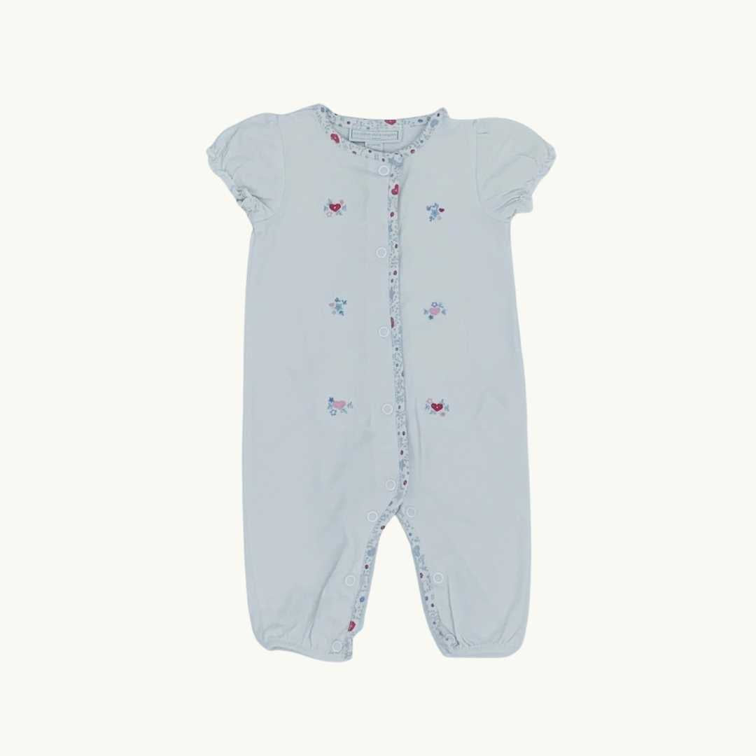 Hardly Worn The White Company embroidery romper size 0-3 months