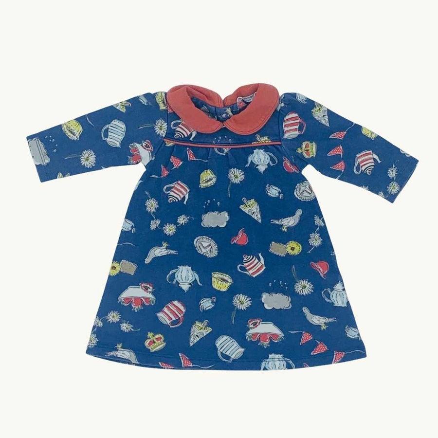 Gently Worn Boden tea party dress size 3-6 months