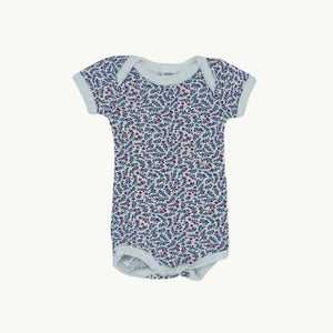 Never Worn Petit Bateau purple flower bodysuit size 0-3 months