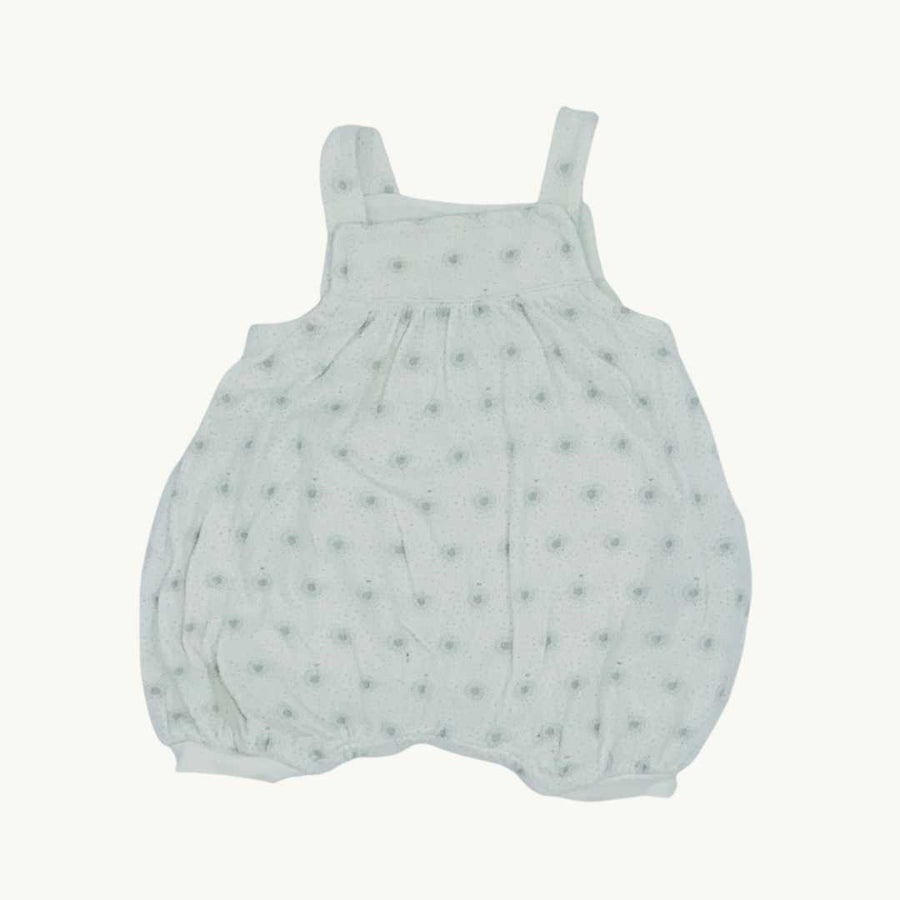 Hardly Worn Petit Bateau grey star all-in-one size 3-6 months