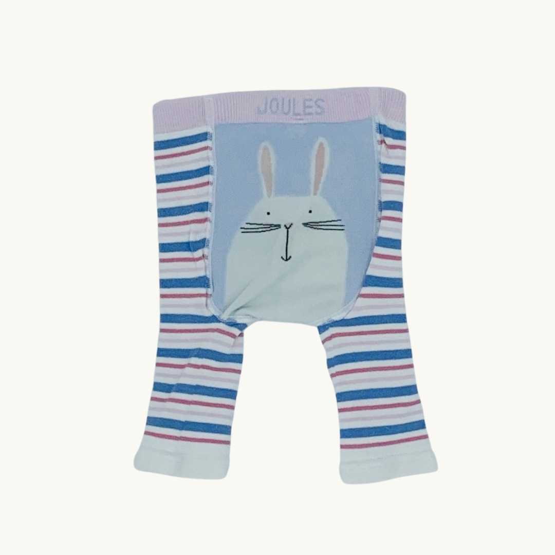 Gently Worn Joules cat knit leggings size 0-6 months