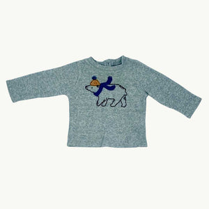 Gently Worn John Lewis polar bear knit set size 0-3 months