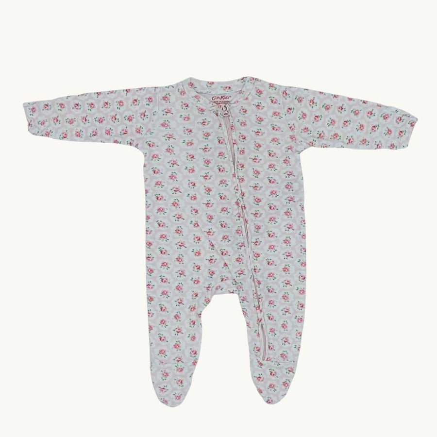 Gently Worn Cath Kidson flower sleepsuit set size 0-3 months
