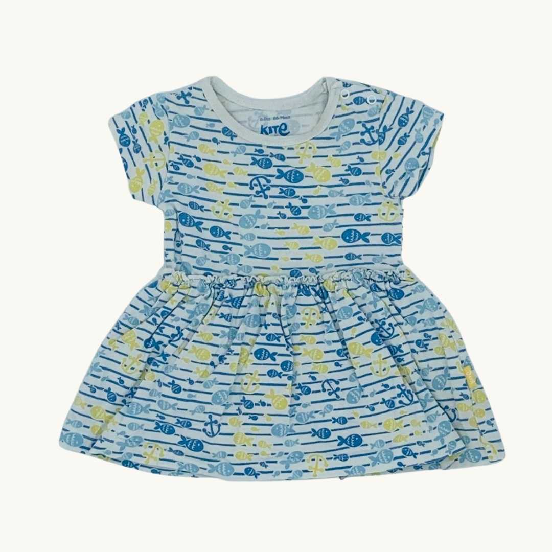 Needs TLC Kite fish all-in-one dress size 6-9 months