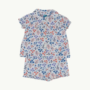 New John Lewis flower pyjama set size 3-6 months