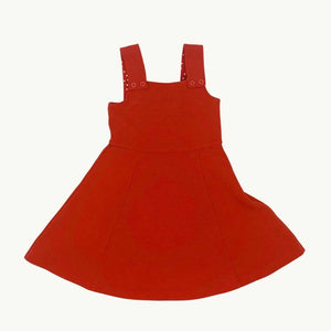 Hardly Worn Boden red dress size 7-8 years