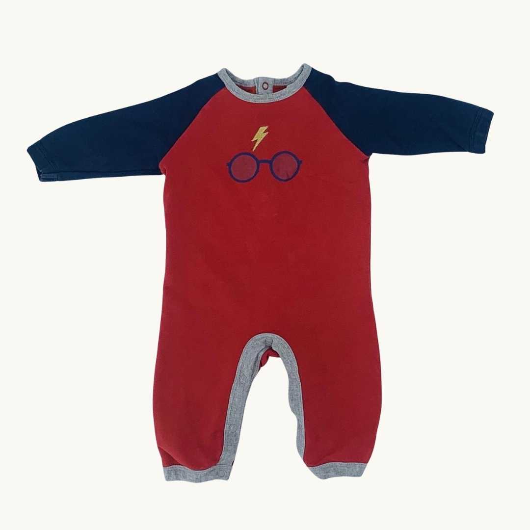 Hardly Worn Boden Harry Potter romper size 3-6 months