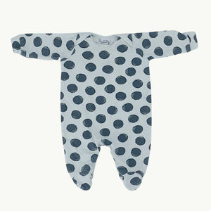 Gently Worn Peachey Boo white spot sleepsuit size 0-3 months