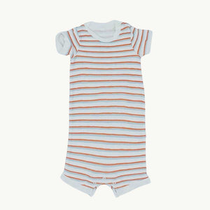 Hardly Worn Baby Mori striped summer shortie size 0-3 months