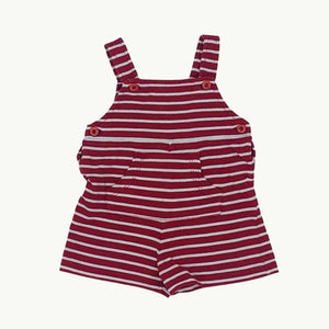 Hardly Worn The White Company striped romper shortie size 0-3 months
