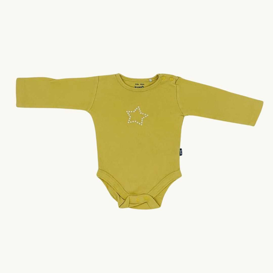 Gently Worn Kite yellow star print size 3-6 months