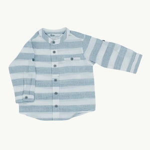 Hardy Worn BeBe Boutiquie linen shirt size 6-9 months