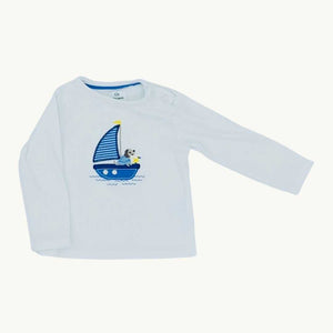 Hardly Worn John Lewis puppy & boat top size 3-6 months