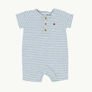 Hardly Worn The White Company grey striped shortie size 3-6 months