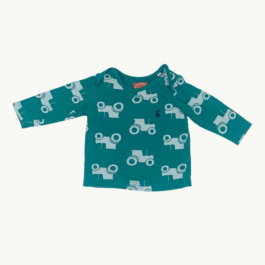 Gently Worn Joules tractor top size 0-3 months