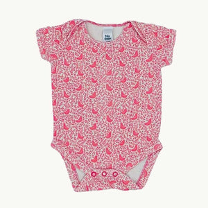 Hardly Worn Boden pink flower bodysuit size 3-6 months