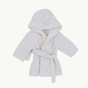 Gently Worn The White Company pink toweling robe size 0-6 months