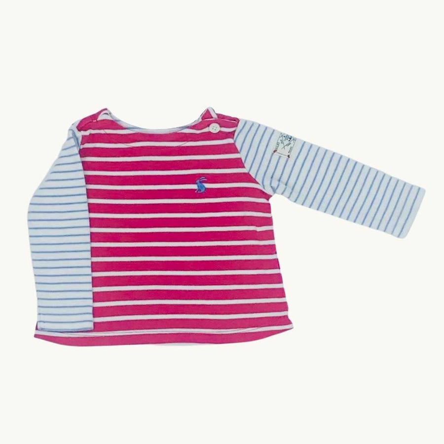 New Joules striped top size 3-6 months