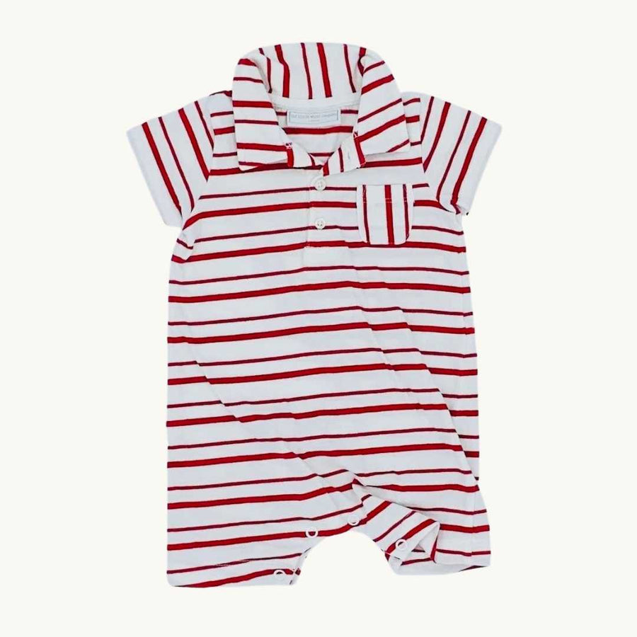 Hardly Worn The White Company red striped shortie size 0-3 months
