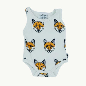 Gently Worn Tobias & The Bear fox singlet body size 0-3 months