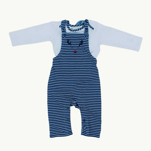 Never Worn The White Company romper dungaree set size 3-6 months