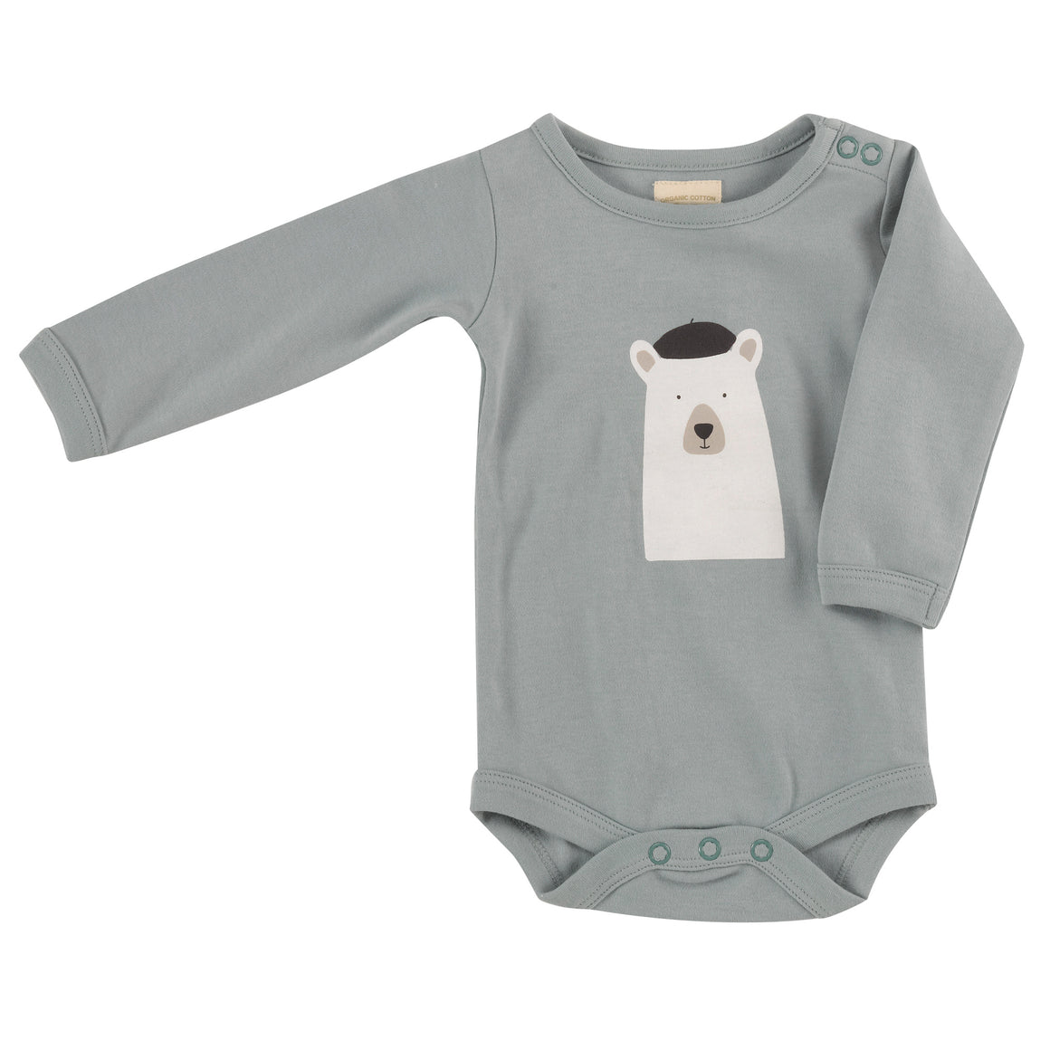 Long Sleeve Bodysuit with Polar Bear print