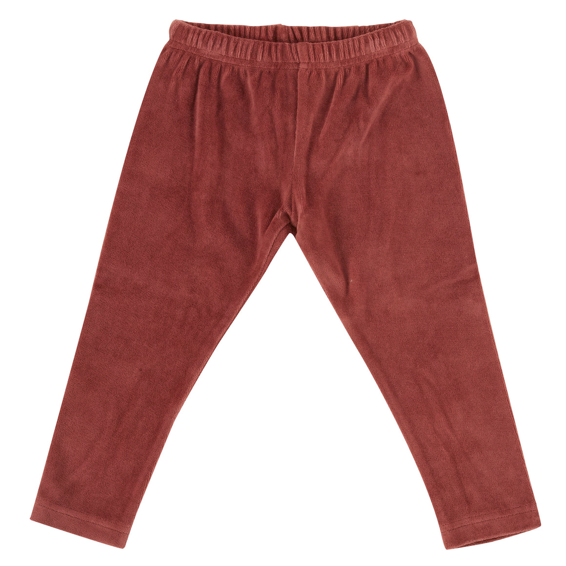 Velour leggings in Spice