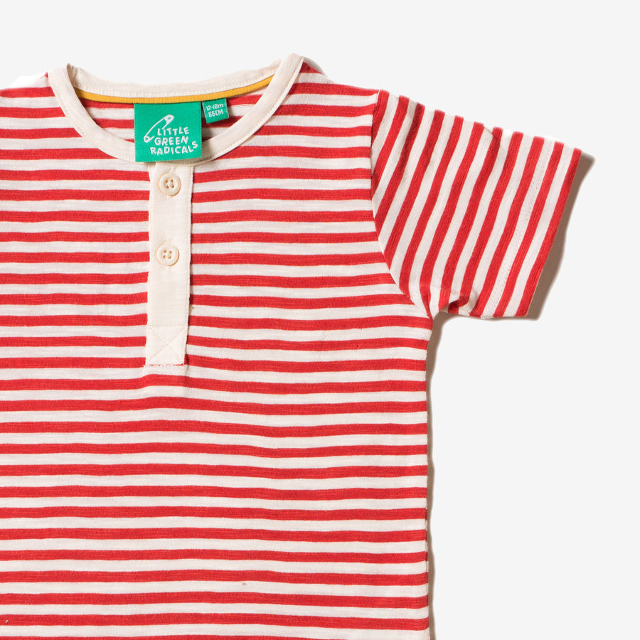 Red Stripe Short Sleeve Everyday Tee