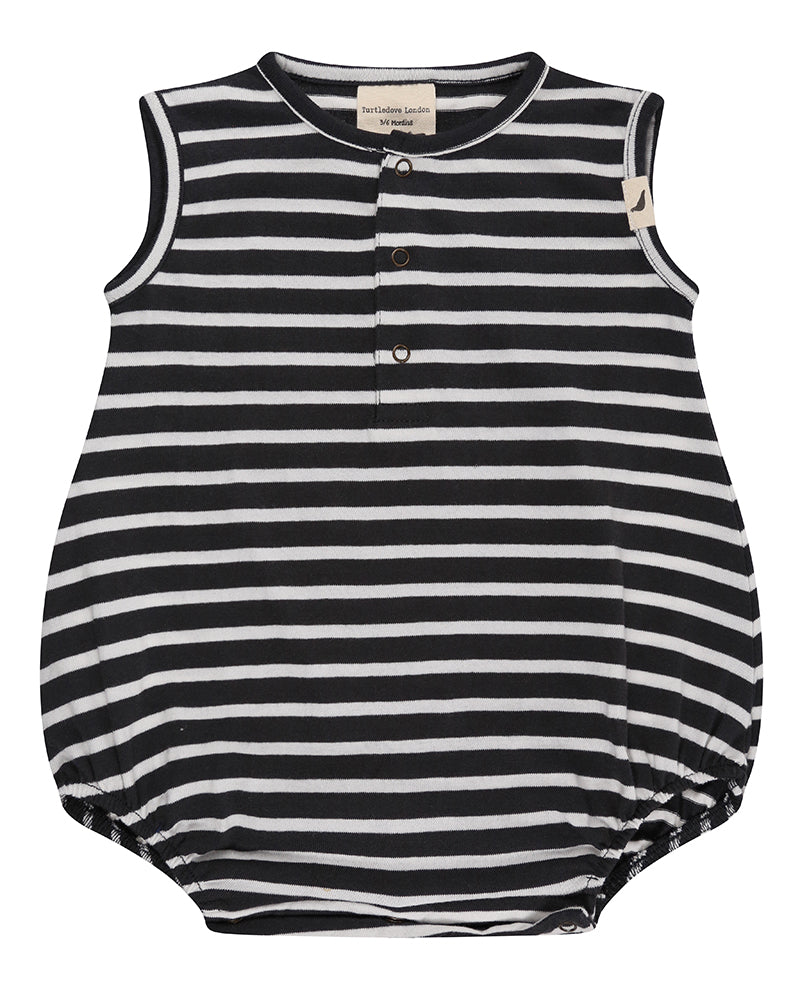 Stripe bubble romper