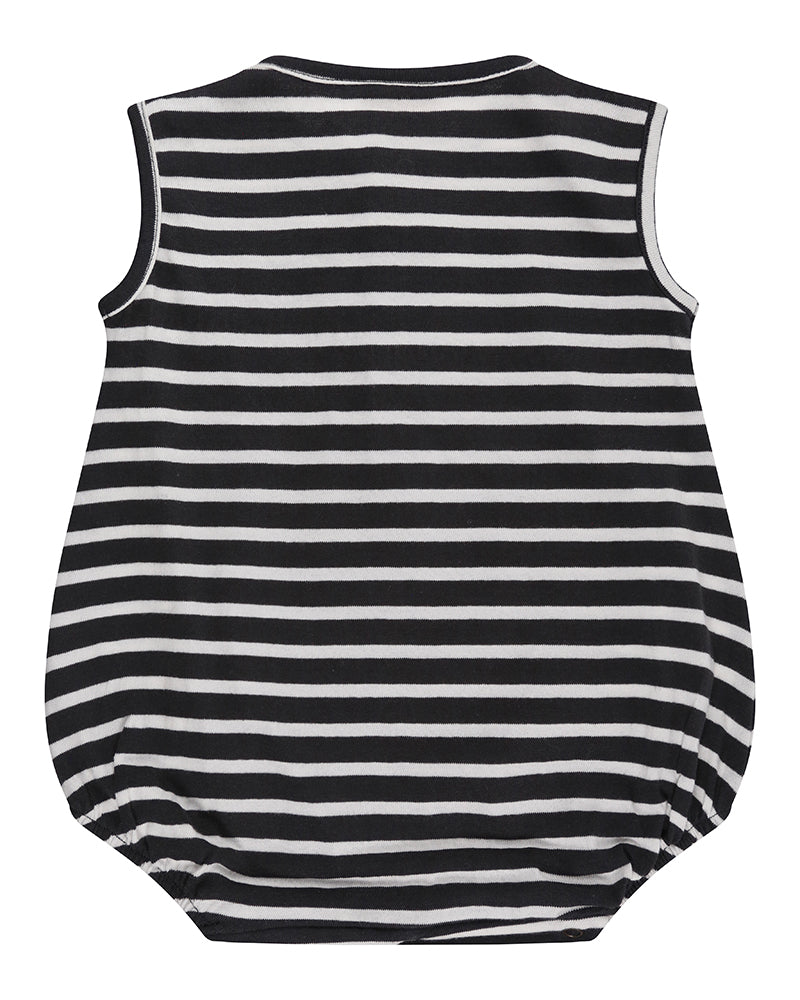 Stripe bubble romper