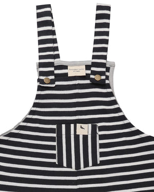 Summer stripe easy fit dungarees