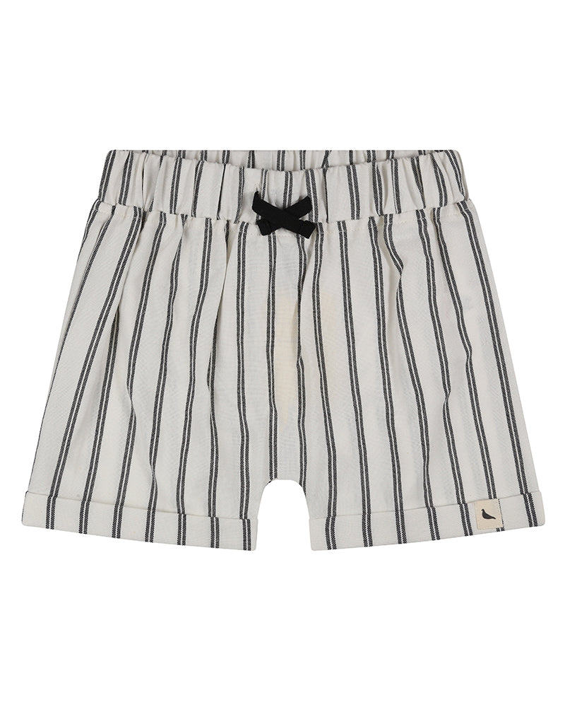 Wide stripe shorts