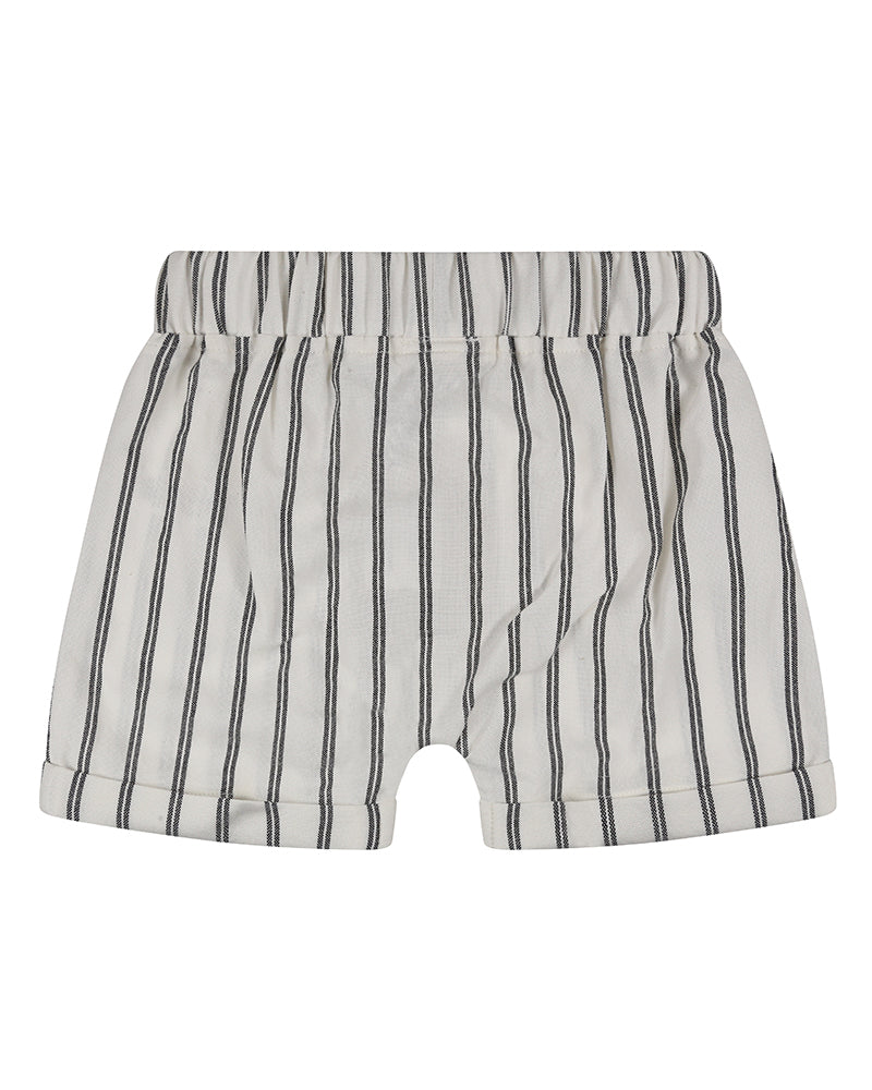 Wide stripe shorts