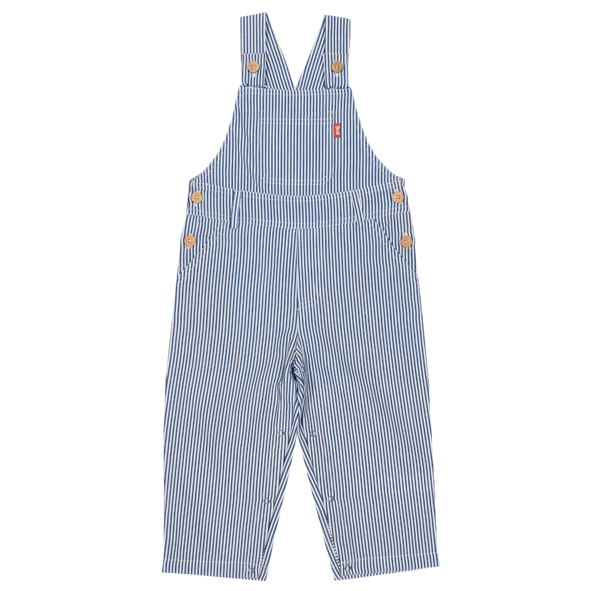 Ticking dungarees